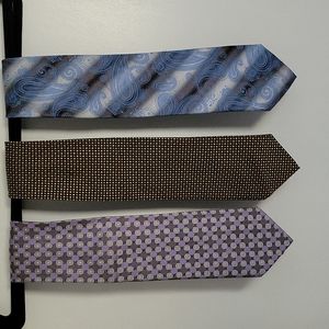 Set of 3 men's ties
